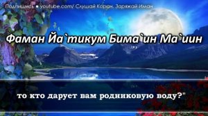 СУРА МУЛЬК ПЕРЕД СНОМ СТИРАЕТ ГРЕХИ, ОЧИЩАЕТ ДУШУ НА ЗАВТРА, УСПОКАИВАЕТ - СПОКОЙНЫЙ СОН