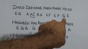 Song Notations | Disco Deewane | Nazia Hassan | Biddu