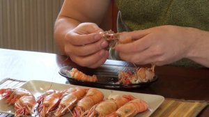 Креветка Ботан гребенчатая. Как чистить и готовить
