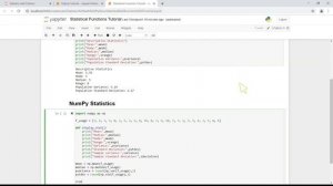 Learn Basic Statistics with Python : 6. Statistics using NumPy