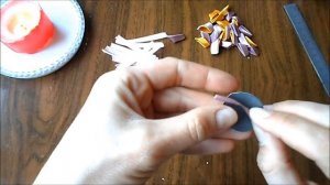 Как пользоваться клеевым пистолетом. Цветок. Мастер-класс. Канзаши.