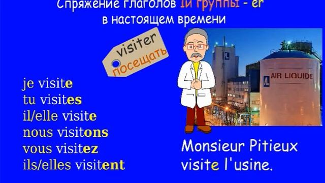 3 Урок французского. Спряжение глаголов 1 группы. #французскийязык