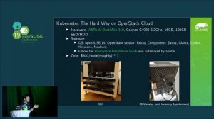 openSUSE Conference 2019 - "Kubernetes The Hard Way" on openSUSE Cloud environment