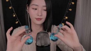 ASMR.Sub(Inaudible)마이크 브러싱+수다 |Q&A| Mic brushing+Soft Whispering