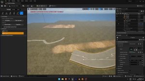 Use Spline for creating Roads in Unreal Engine | Make Roads with Spline in UE5 | Any Motion Pro