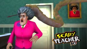 ЗЛАЯ УЧИЛКА Убегает от Змеи - SCARY TEACHER 3D - Мульт игра для детей