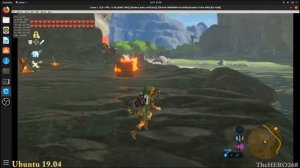Linux vs Windows 10 CEMU 1.15.8 ZELDA BOTW On RYZEN 3 2200G OC VEGA 8 OC