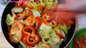 Овощное Рагу с Мясом Картошкой и Кабачками. Лейгкий рецепт из овощей и мяса.