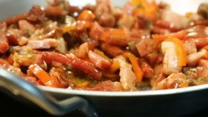 Вы никогда ни ели такой вкусной пасты! Паста тальятелле с беконом и кабаносами.