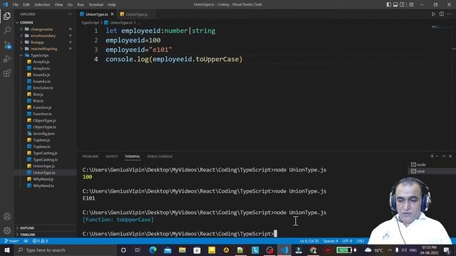 Typescript Tutorial - 9 | Union Data Types in Typescript | Multiple Data Types | Dr Vipin Classes смотреть онлайн