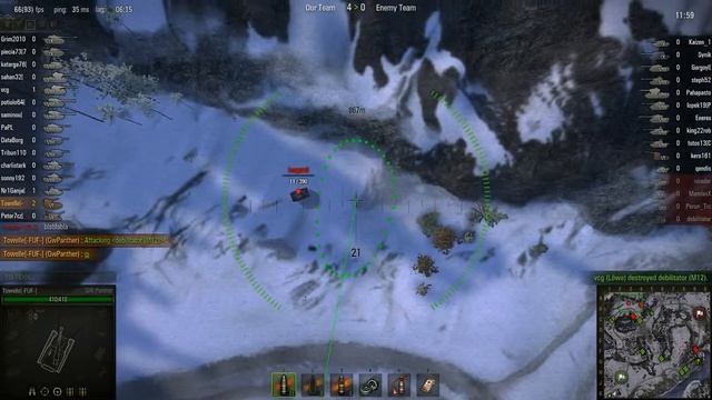 WOT: Arctic Region - GW Panther - 3 frags смотреть онлайн