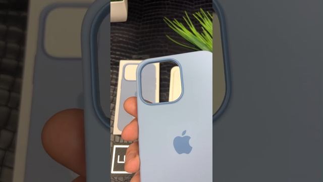 Чехол на iPhone 13 Pro Silicone Case Blue Fog