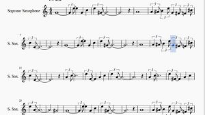 Soprano Sax Sheet Music: How to play Take the A Train by Billy Strayhorn