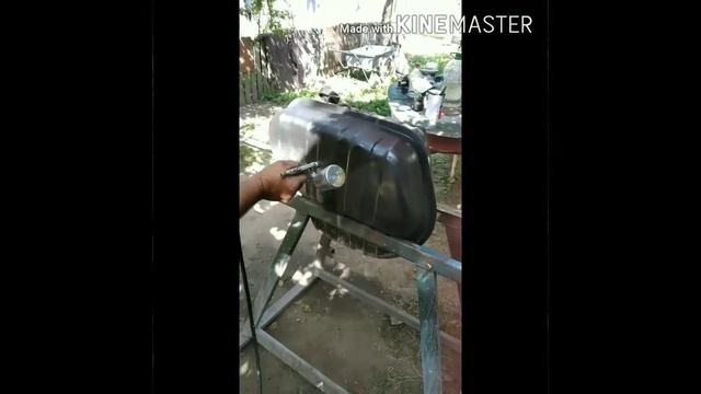 #car Бензиновый бак на ВАЗ 2105 преображение. Покраска смотреть онлайн