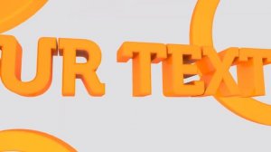 "Orange" Готовые free Intro template Скачать бесплатно (видео заставка) {Cinema 4D}