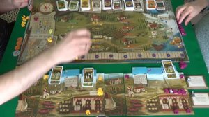 202 Виноделие Дополнение Тоскана играем в настольную игру.