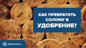 КАК ПРЕВРАТИТЬ ПОЖНИВНЫЕ ОСТАТКИ В УДОБРЕНИЯ