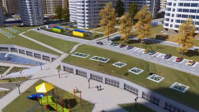 Анимация микрорайона 2А «Грязевская стрелка» - «Серебряные ключи» смотреть онлайн