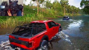 FORD F-150 RAPTOR (2017) - double cabin pick up convoy | Forza Horizon 5 Online  gameplay