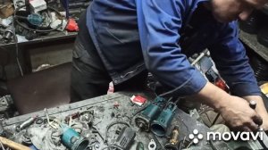 Makita 9558HN, 9555HN особенности замены выключателя, якоря, статора.