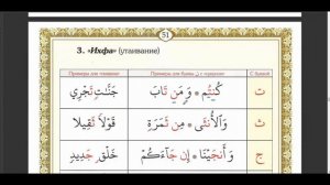 урок№15 положение буквы нун и танвина"Ихфа-утаивание" (уроки Корана легко и просто)
