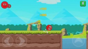 КРАСНЫЙ ШАРИК младший против МУТАГЕНА #2. 13-36 уровни. БОСС.  Мультик про Red Roller Ball 4