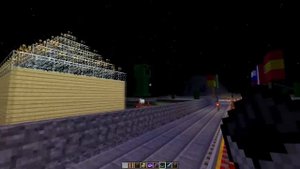 Minecraft очень длинная железная дорога