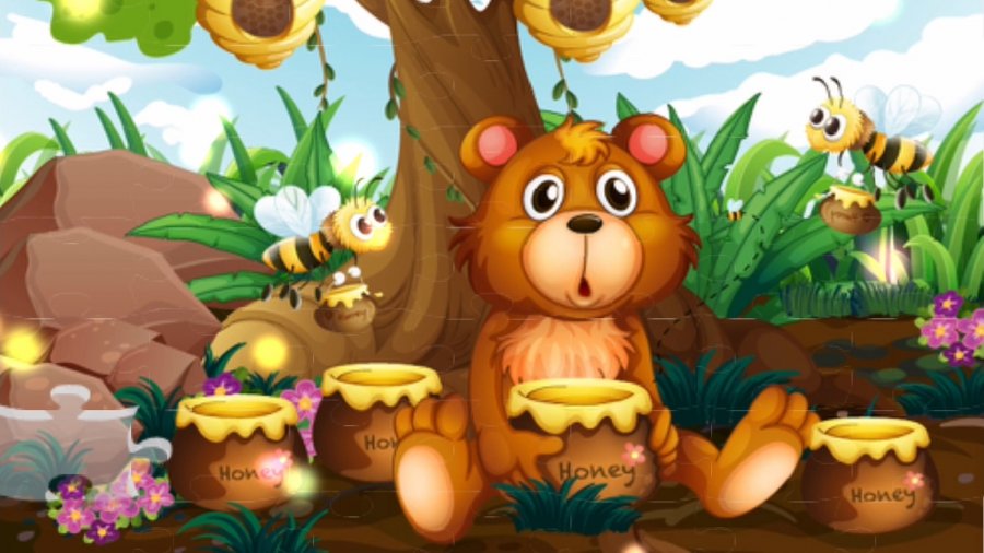Медовый мишка 38 глава. Игра медведь и пчелы. Медвежонок и пчелы. Vtldtlm b gxtkrb. Маски к игре медведь и пчелы.