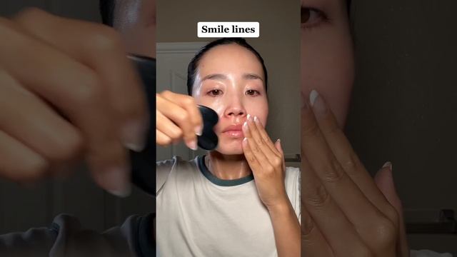 Gua Sha tutorial for double chin, 11 lines, smile lines and frown lines.