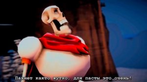 (RUS SUB) Sans and Papyrus Song An Undertale Rap By JT Machinima: "To The Bone"