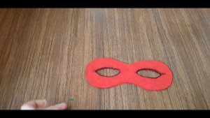 DIY/ КАК СДЕЛАТЬ МАСКУ ЛЕДИ БАГ СВОИМИ РУКАМИ .