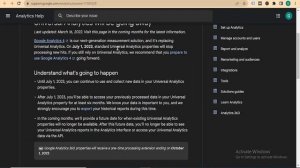 Universal Analytics no longer process 2023 | Google Analytics Update
