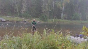 26 Серия Ловля на Спиннинг Рыбы Ленок Блесна, Ворона Пророчет Медведя Тайга Перекат Черный Сухой Пит