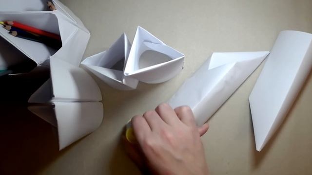DIY - How to make a PENCIL AND PEN STAND out of A4 paper