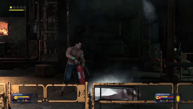 WWE 2K20 John Cena VS Lars Sullivan Brawl In The Boiler Room смотреть онлайн