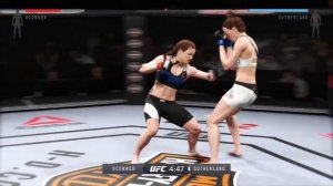 EA SPORTS™ UFC® 2 alyssa sutherland  vs  renee o'connor gameplay 238