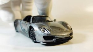 Масштабная модель автомобиля PORSCHE 918 spyder в масштабе 1:43 #масштабныемоделиавто