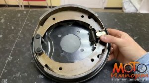 Барабан заднего тормоза правый/левый с колодками трицикла Лифан LF200ZH 2 оригинал