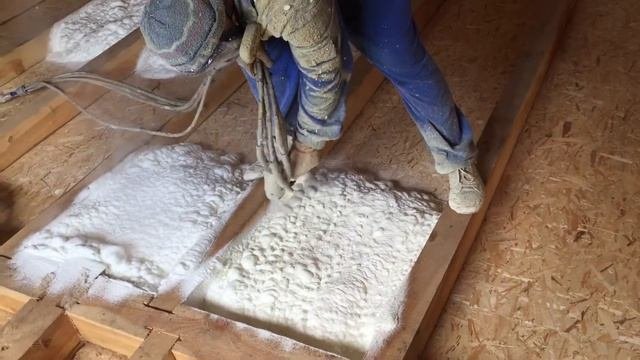 Качественное утепление пола напылением пенополиуретана