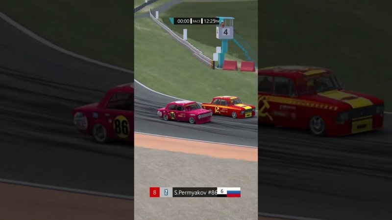 ЖИГУЛИ ПРОТИВ МОСКВИЧА  #smpracing #assettocorsa