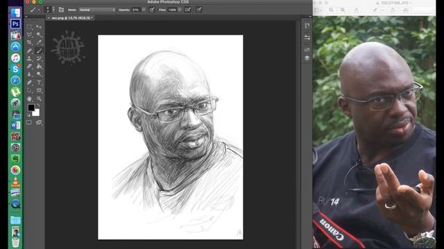 Наброски голов с разным тоном кожи и разными сценариями освещения смотреть онлайн