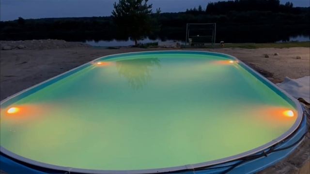 Прожектор для стального морозоустойчивого бассейна ЛАГУНА
