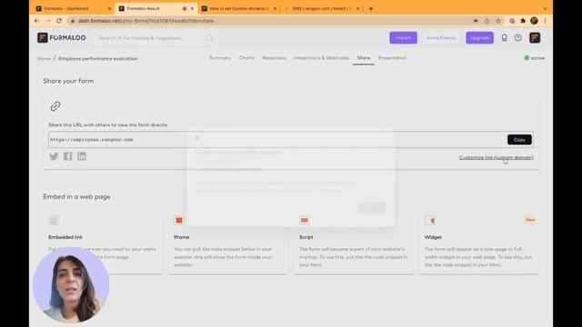 How to add custom domains or CNAME on your forms
