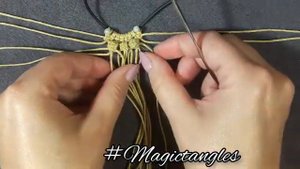 Кулон/брелок Сова в технике макраме ? Шаг #2 Голова Совы