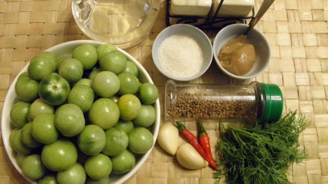 Маринованные зеленые помидоры
