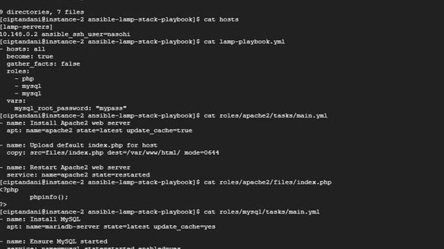 Basic Learning Ansible Sudo Inventory Playbook LAMP смотреть онлайн
