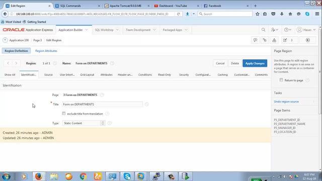 Tutorial : Concepts of Oracle APEX DML Form Page смотреть онлайн