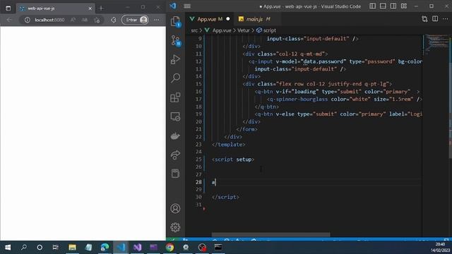Web API C# | ASP.NET Core 7.0 | Aula 11 | FrontEnd | VueJs