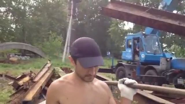 Демонтаж металлокнонструкций и погрузка металлолома смотреть онлайн