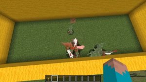 АРМИЯ ДИНОЗАВРОВ ПРОТИВ АРМИИ ЖИВОТНЫХ В MINECRAFT ! НУБ БИТВА В АРЕНЕ И ТРОЛИНГ ЛОВУШКА МАЙНКРАФТ